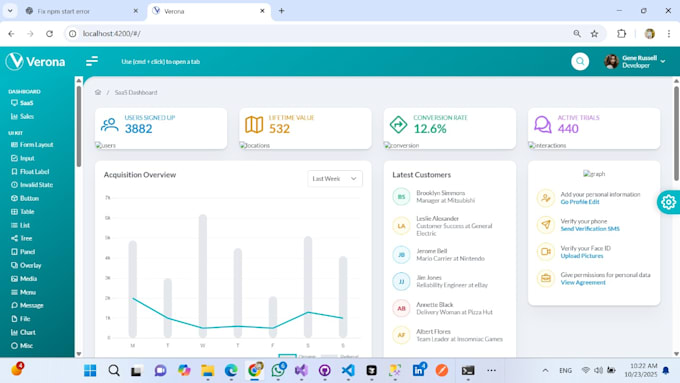 create professional aspnet core full stack applications