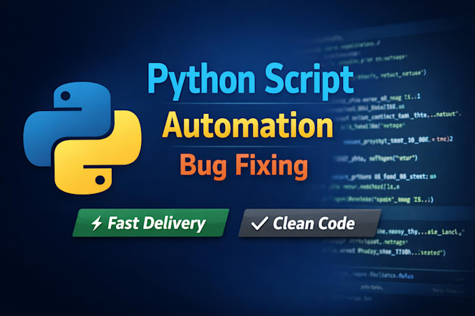 write python script for automation, scraping and bots