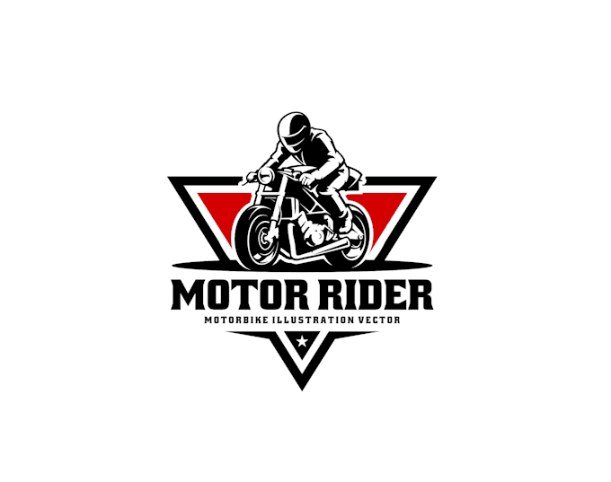 create wonderful and excellent bike racing logo design