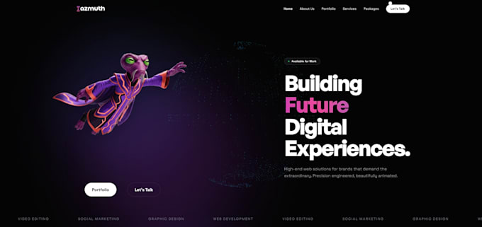 Build a modern react js or next js website with tailwind css by ...