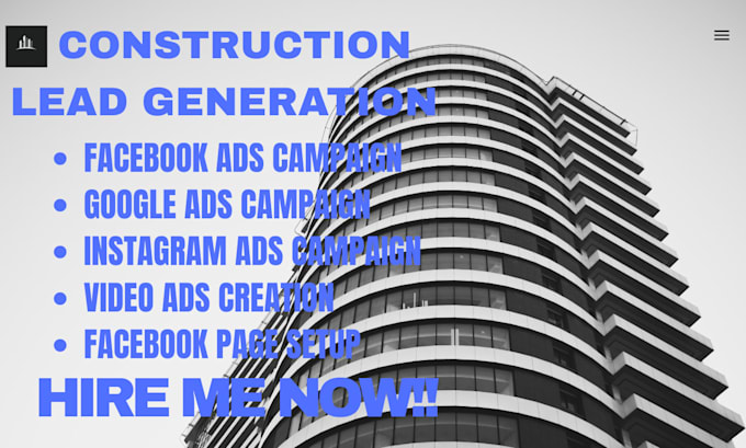 generate construction leads,construction facebook ads,construction google ads
