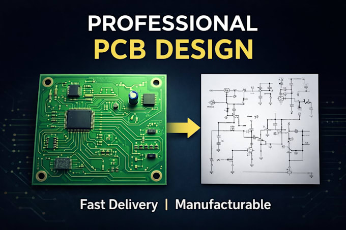 design professional pcb layouts and schematics design