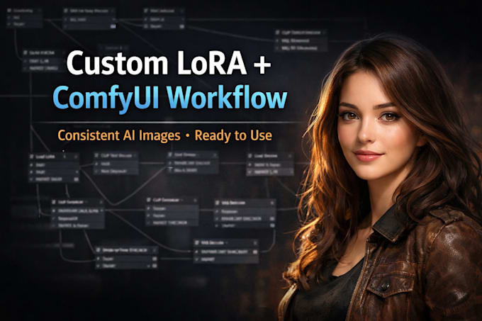 train a custom lora and comfyui workflow for stable diffusion or flux