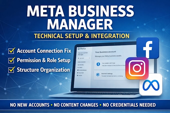 meta business manager technical setup