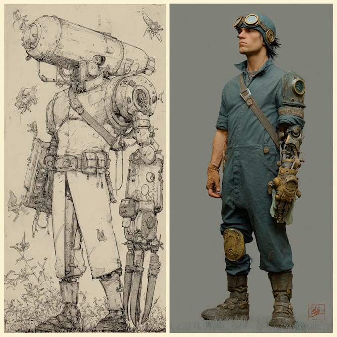 design characters and comic books