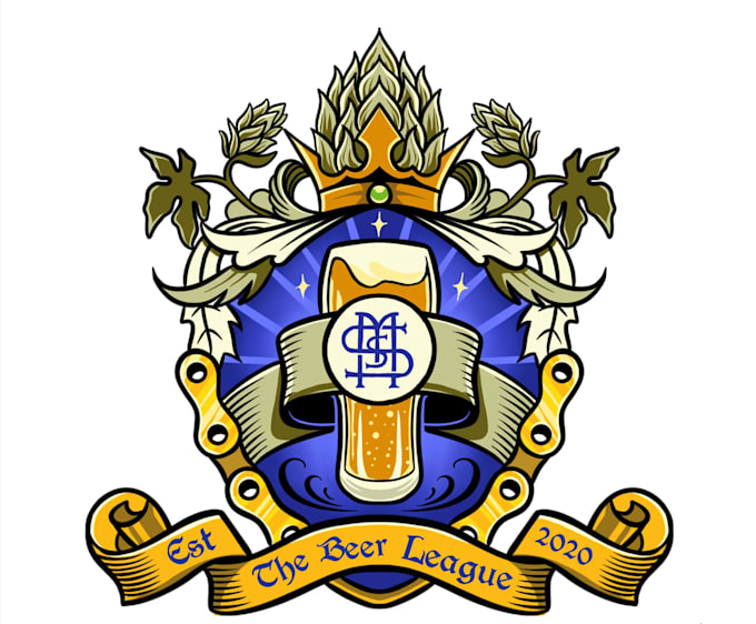 do modern wonderful unique crest logo