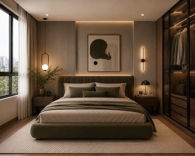 create realistic luxury 3d interior modeling and rendering