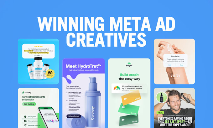 design result driven meta static ad creatives