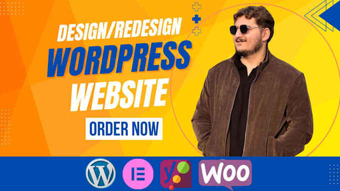 build wordpress website, design responsive business website development