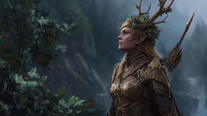 make awesome fantasy game art illustration