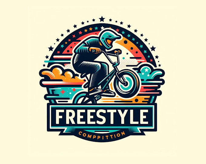 create high quality and beautiful bike racing logo design