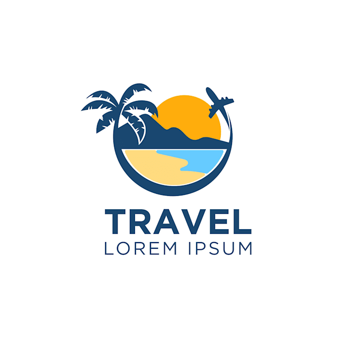 create wonderful and excellent travel logo design