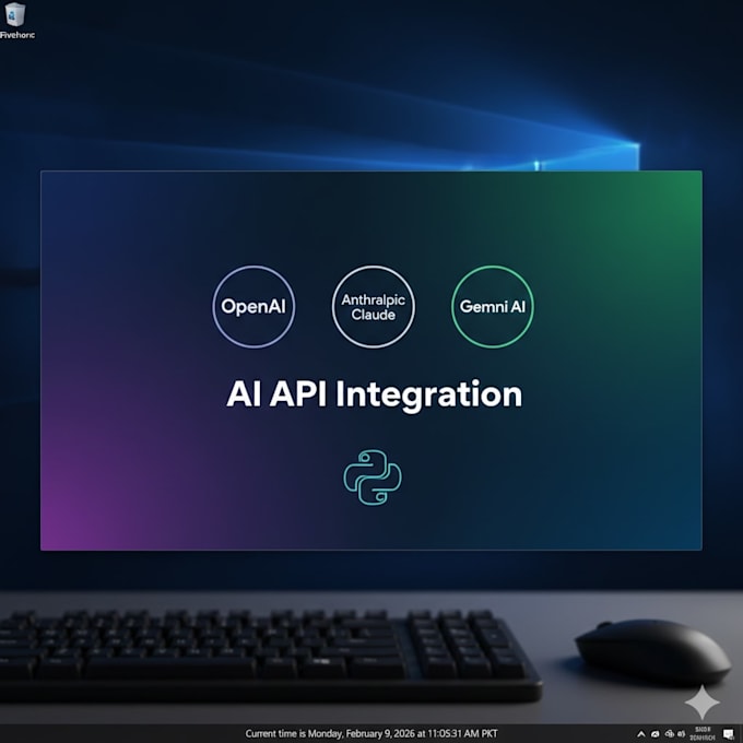 integrate openai, anthropic and google API in your web
