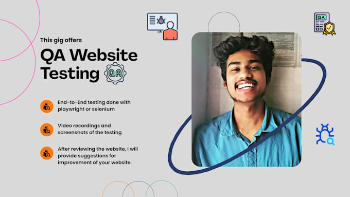 qa test your website and also give suggestions for improvements