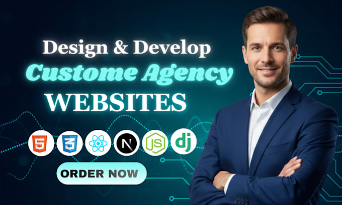 do full stack development, custome agency website, stunning buisness portfolio