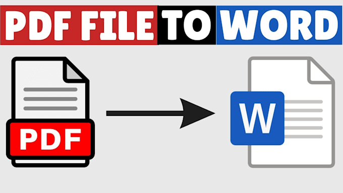 manually convert PDF to word with formatting