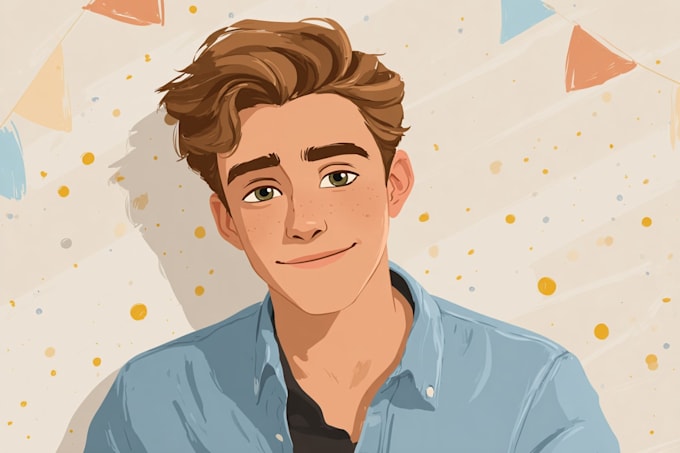 make a disney cartoon portrait