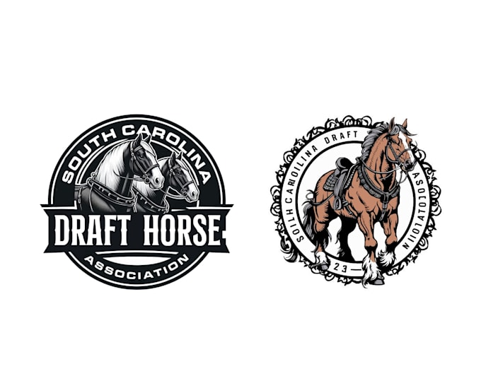 design a custom unique horse logo