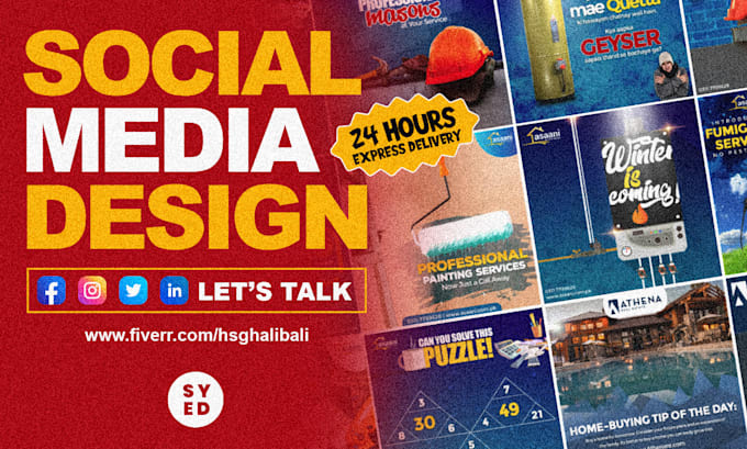design social media posts and ads