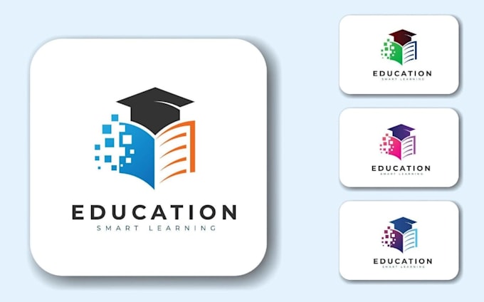 make unique and professional all education logo