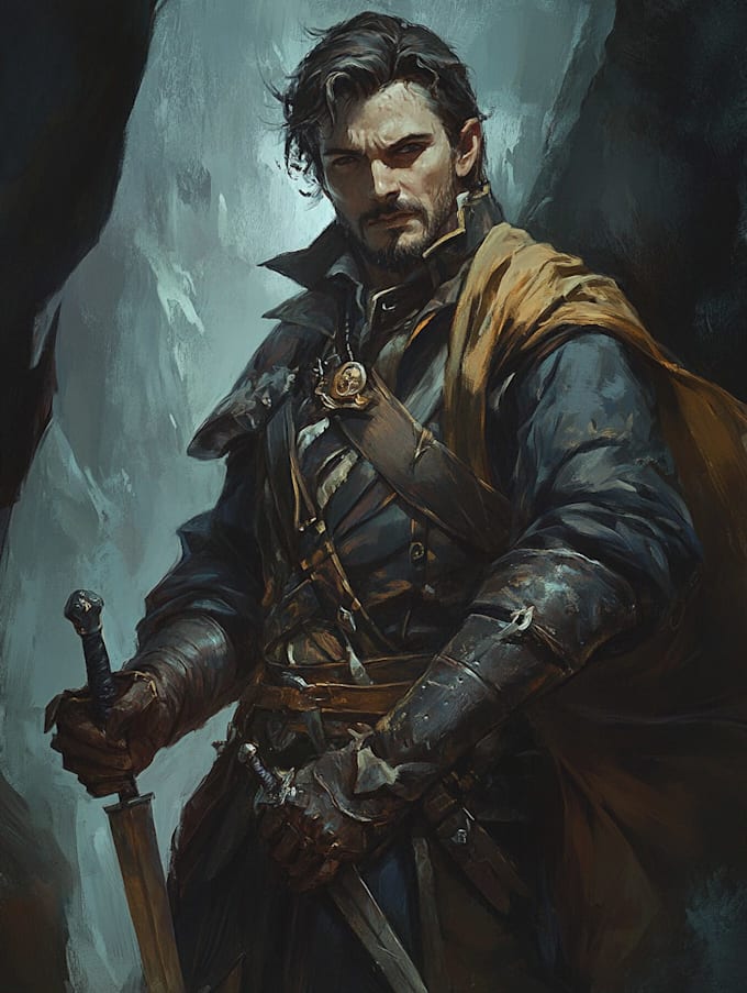 do a custom dnd, fantasy character