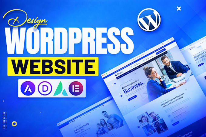 design responsive wordpress website using elementor pro