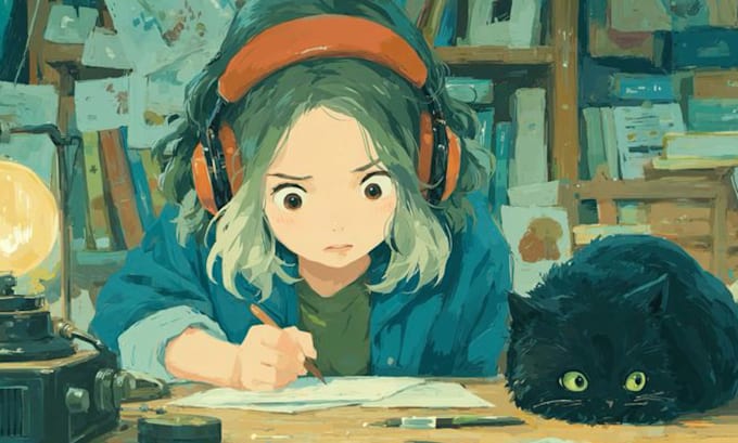 animate any image, lofi picture, stream loop, hip hop character art