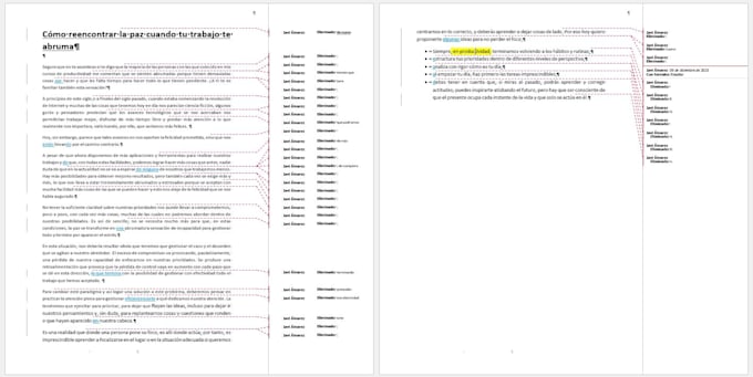 corregir ortografía, gramática y estilo de textos en español