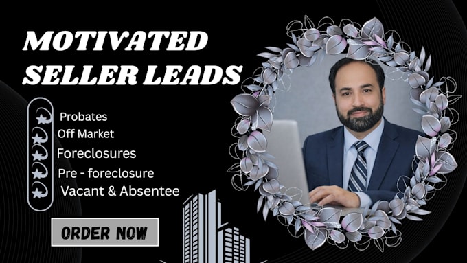 provide updated motivated seller leads with skip tracing