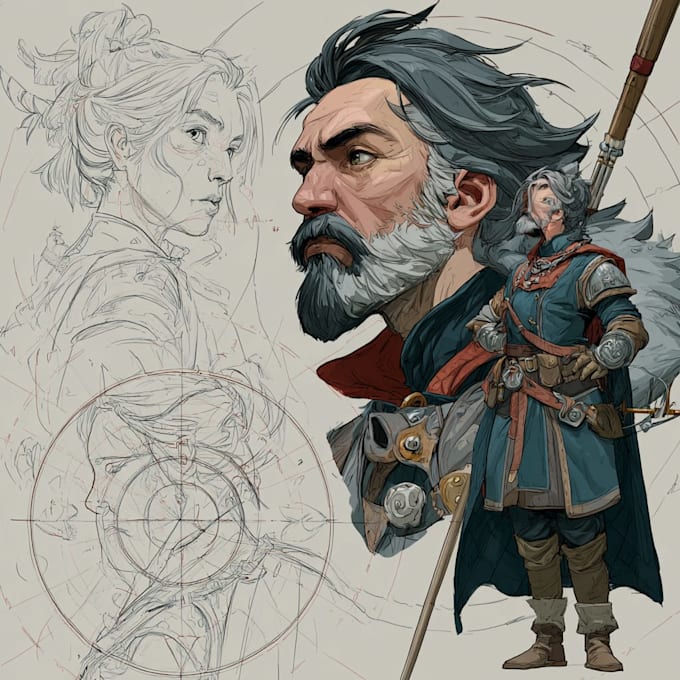 dnd character art and dnd character art