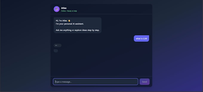 build a custom ai assistant with fastapi backend, and local llm