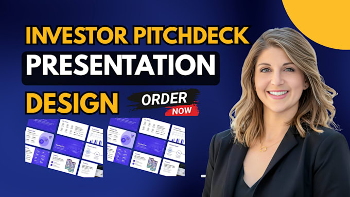 Design professional investor pitch deck and presentation design for ...