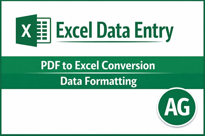 Do accurate excel data entry and pdf to excel conversion by Aditya6988 ...