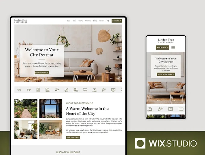 build lodgify vacation rental website,hotel website on wix