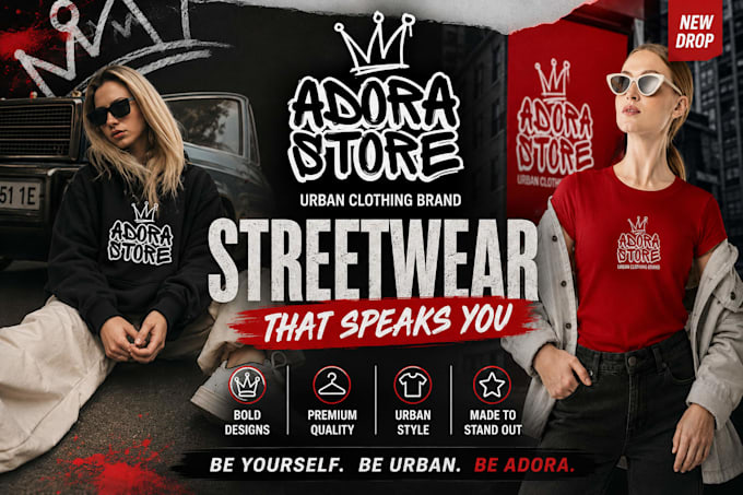 design premium streetwear apparel for clothing brands