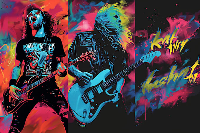 create artwork for your band merch apparel
