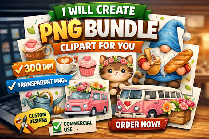 create clipart graphics for your store