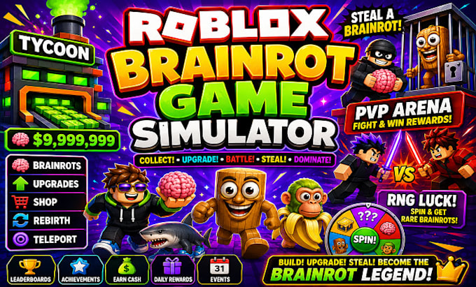 roblox brainrot game simulator