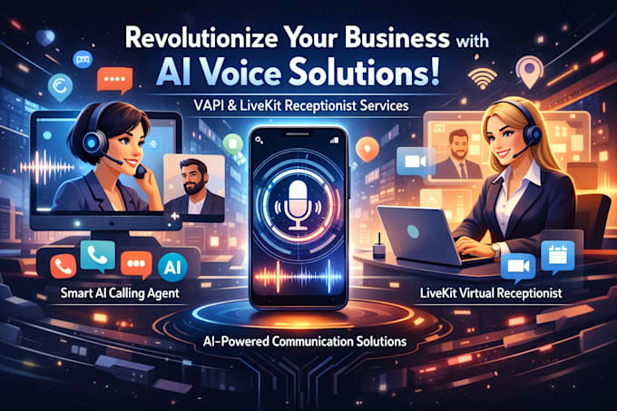 develop voice ai calling agent vapi, livekit receptionist