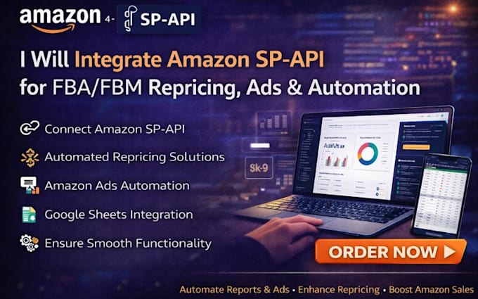 do amazon api for fbm fba repricing automation amazon ads sp api google sheets