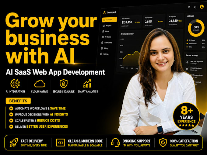 build a custom ai saas web app, chatbot, CRM, booking or automation platform