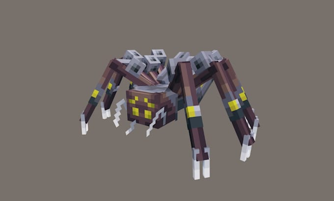 create custom minecraft 3d blockbench models and animations