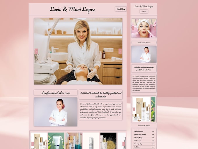 create custom website and landing pages using HTML , CSS and javascript