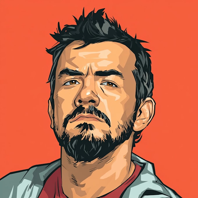 design vector cartoon portrait