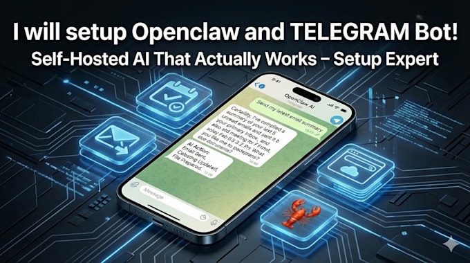 setup openclaw ai assistant and connect to telegram bot