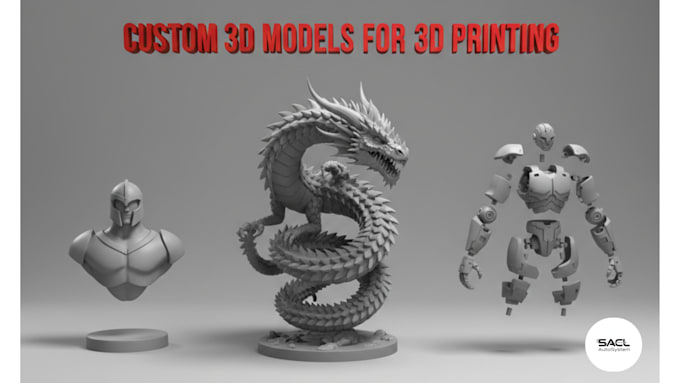 create custom 3d models for 3d printing
