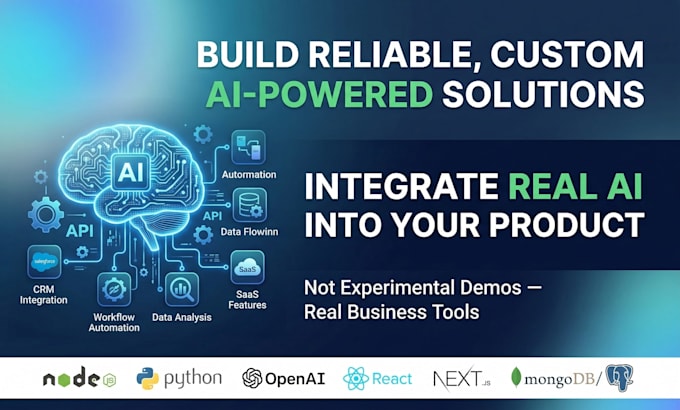 build and integrate custom ai solutions for your business
