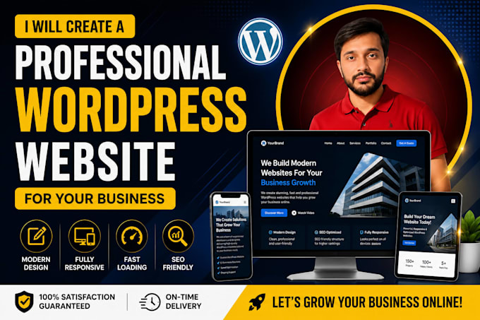 design a professional wordpress business website