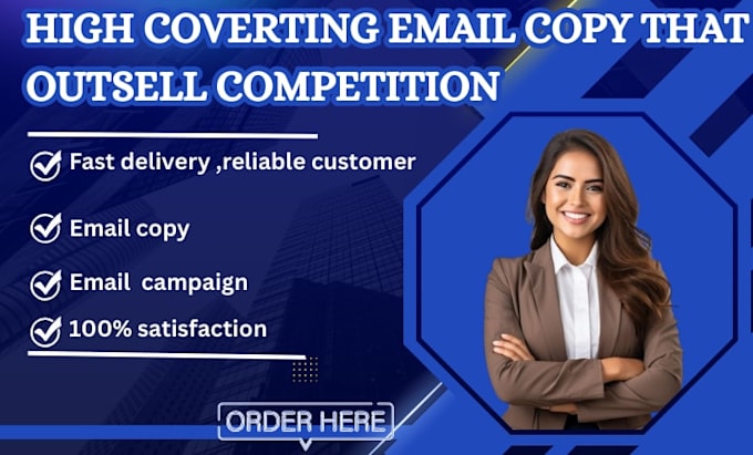 write a high converting email copy that sells