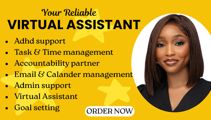 be your adhd virtual assistant accountability executive virtual assistant coach